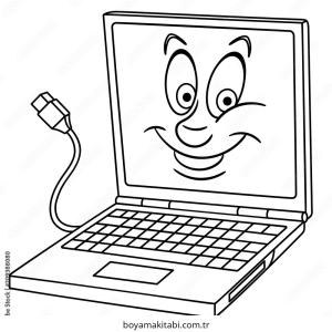 Bilgisayar boyama sayfası – evde etkinlik, ücretsiz yazdır