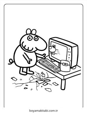 Bilgisayar boyama sayfası – boyama çalışması, yaratıcılığı geliştirir