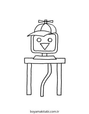 Bilgisayar boyama sayfası – eğlenceli etkinlik, el becerilerini geliştirir