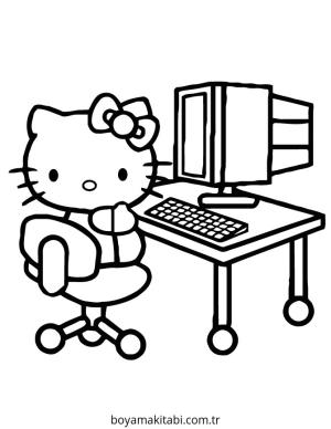 Bilgisayar boyama sayfası – eğitici aktivite, yaratıcılık