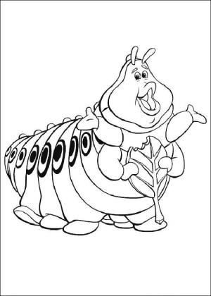 Bir Böceğin Hayatı boyama sayfası,  coloring page, Heimlich Yeme Yaprağı, 