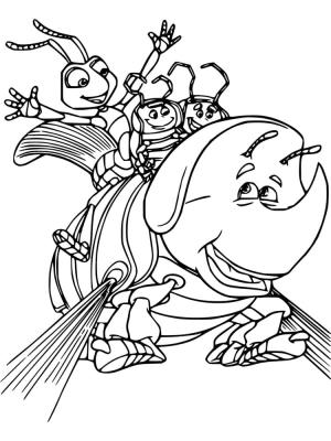 Bir Böceğin Yaşamı boyama sayfası,  coloring page, Bir Böceğin Yaşamı resim, 