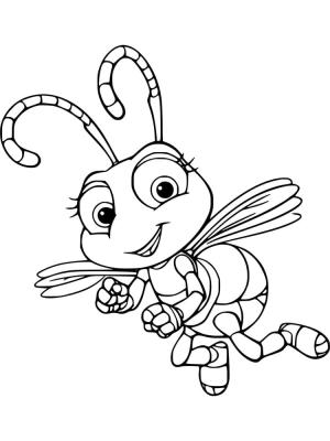 Bir Böceğin Yaşamı boyama sayfası,  coloring page, Mutlu Bir Böceğin Yaşamı, 