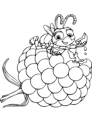 Bir Böceğin Yaşamı boyama sayfası,  coloring page, Yemek için git Bir Böceğin Yaşamı, 