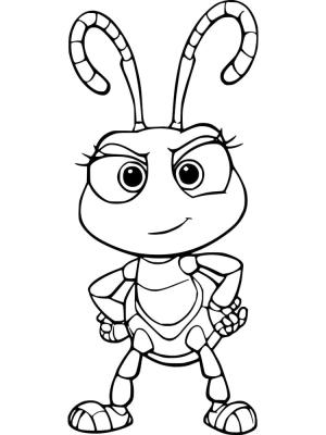 Bir Böceğin Yaşamı boyama sayfası,  coloring page, Bir Böceğin Yaşamı Şirin Dot, 