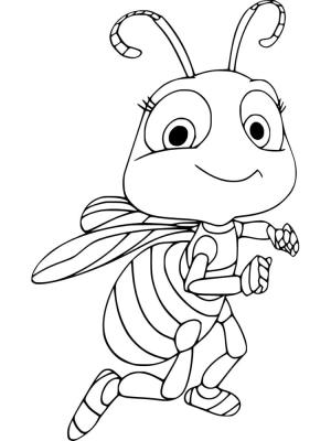 Bir Böceğin Yaşamı boyama sayfası,  coloring page, Bir Böceğin Yaşamı Sevimli, 