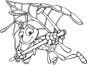 Bir Böceğin Yaşamı boyama sayfası,  coloring page, Inanılmaz Bir Böceğin Yaşamı, 