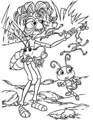 Bir Böceğin Yaşamı boyama sayfası,  coloring page, Çizim Bir Böceğin Yaşamı, 