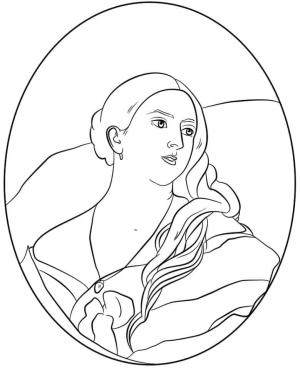 Birleşik Krallık boyama sayfası,  coloring page, Kraliçe Viktorya, 