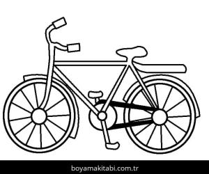 Bisiklet boyama sayfası – ücretsiz yazdır, boyama etkinliği