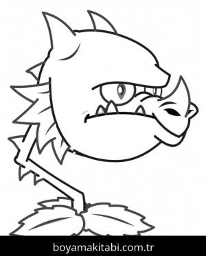 Bitkiler ve Zombiler boyama sayfası – ücretsiz yazdır, boyama etkinliği