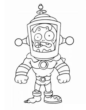 Bitkiler vs Zombiler boyama sayfası,  coloring page, Bitkiler vs Zombiler Zehirli Brainz, 