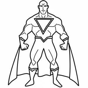 Black Adam boyama sayfası,  coloring page, basit black adam boyama, 