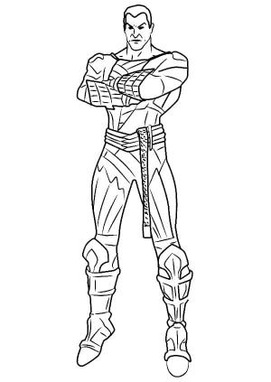 Black Adam boyama sayfası,  coloring page, Mukemmel Black Adam, 