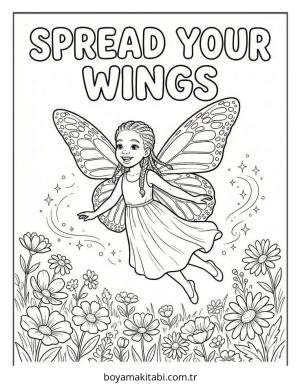 Black Girl boyama sayfası – çocuk aktivitesi, PDF indir