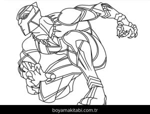 Black Panther boyama sayfası – yaratıcılık, eğlenceli etkinlik
