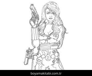 Black Widow boyama sayfası 53290,  coloring page, 