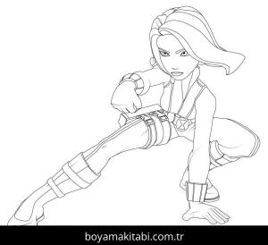 Black Widow boyama sayfası 53293,  coloring page, 