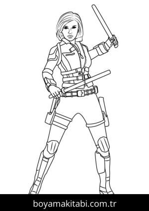 Black Widow boyama sayfası 53301,  coloring page, 
