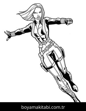 Black Widow boyama sayfası 53300,  coloring page, 