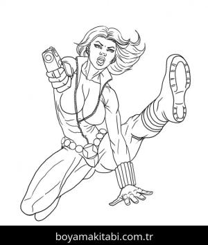 Black Widow boyama sayfası 53297,  coloring page, 