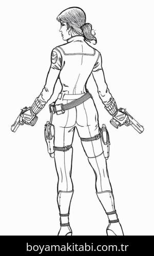 Black Widow boyama sayfası 53281,  coloring page, 