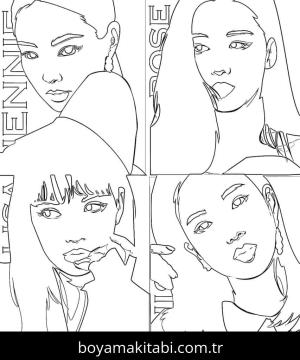 Blackpink boyama sayfası 53320,  coloring page, 