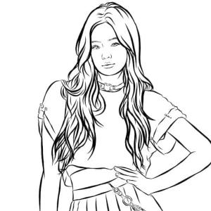 Blackpink boyama sayfası,  coloring page, Blackpink Yazdırılabilir, 