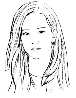 Blackpink boyama sayfası,  coloring page, Jisoo Blackpink, 