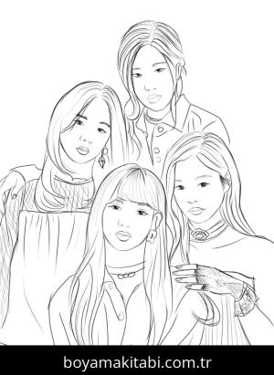 Blackpink boyama sayfası 53305,  coloring page, 