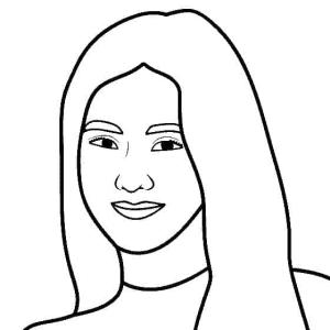 Blackpink boyama sayfası,  coloring page, Jisoo resmi, 