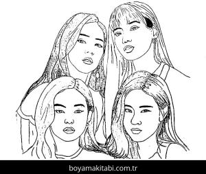 Blackpink boyama sayfası 53324,  coloring page, 