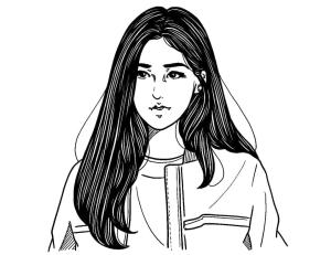 Blackpink boyama sayfası,  coloring page, Rosé Yazdırılabilir, 