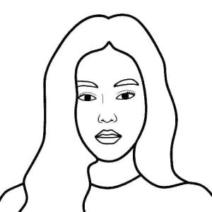 Blackpink boyama sayfası,  coloring page, Jennie resmi, 