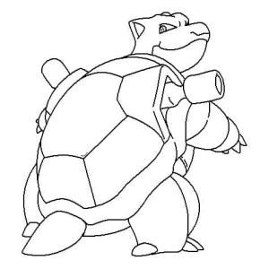 Blastoise boyama sayfası,  coloring page, Blastoise Pokémon, 