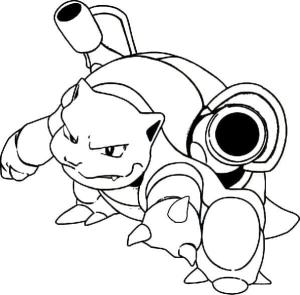 Blastoise boyama sayfası,  coloring page, Yazdırılabilir Blastoise, 