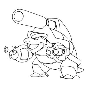 Blastoise boyama sayfası,  coloring page, Blastoise ücretsiz resim, 