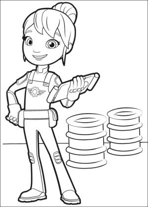 Blaze Ve Canavar Makineleri boyama sayfası,  coloring page, Mutlu Gaby, 