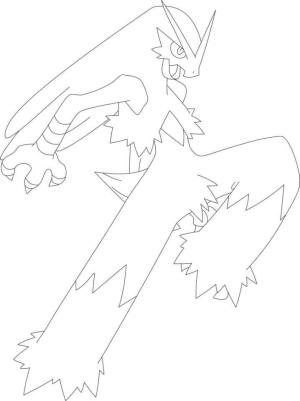 Blaziken boyama sayfası,  coloring page, Pokemon Blaziken, 