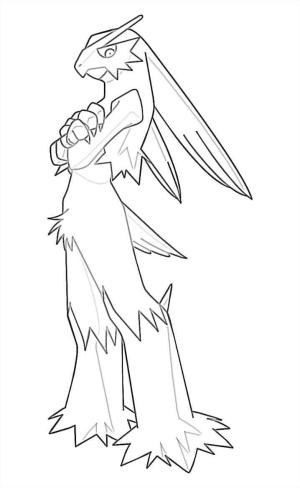 Blaziken boyama sayfası,  coloring page, İnanılmaz Blaziken, 