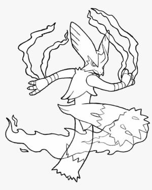 Blaziken boyama sayfası,  coloring page, Mega Blaziken, 