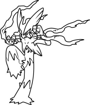 Blaziken boyama sayfası,  coloring page, Pokémon Mega Blaziken, 