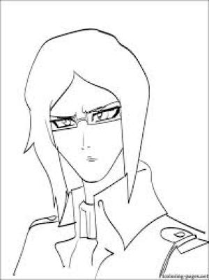 Bleach boyama sayfası,  coloring page, Uryu Ishida, 