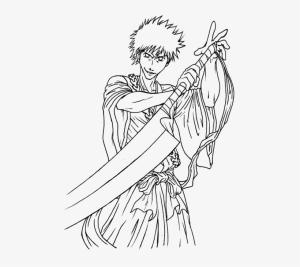 Bleach boyama sayfası,  coloring page, Ichigo Şekil 2, 