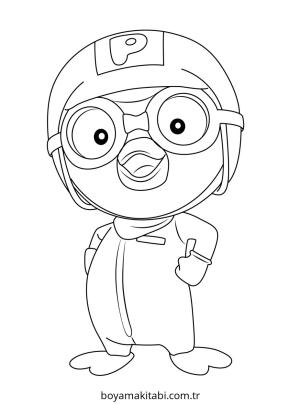 Block Style boyama sayfası – basit çizim, kolay boyama