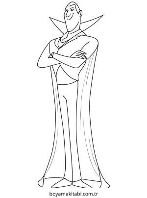 Block Style boyama sayfası – çizgi film temalı, basit çizim