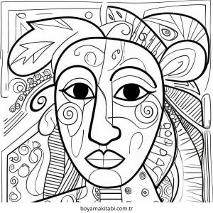 Block Style boyama sayfası – çocuk aktivitesi, PDF indir