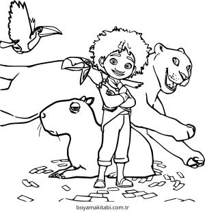 Block Style boyama sayfası – evde etkinlik, ücretsiz yazdır