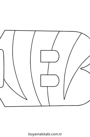 Block Style boyama sayfası – boyama çalışması, yaratıcılığı geliştirir