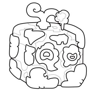 Blox Fruits boyama sayfası,  coloring page, Blox Fruits Magma, 